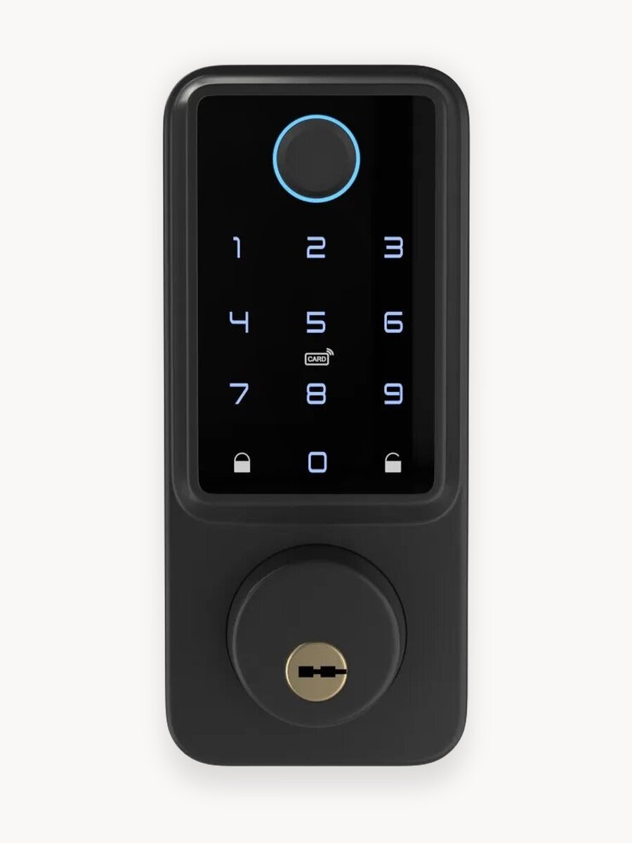 Умный замок Konan Z3, электронный, кодовый, с отпечатком пальца