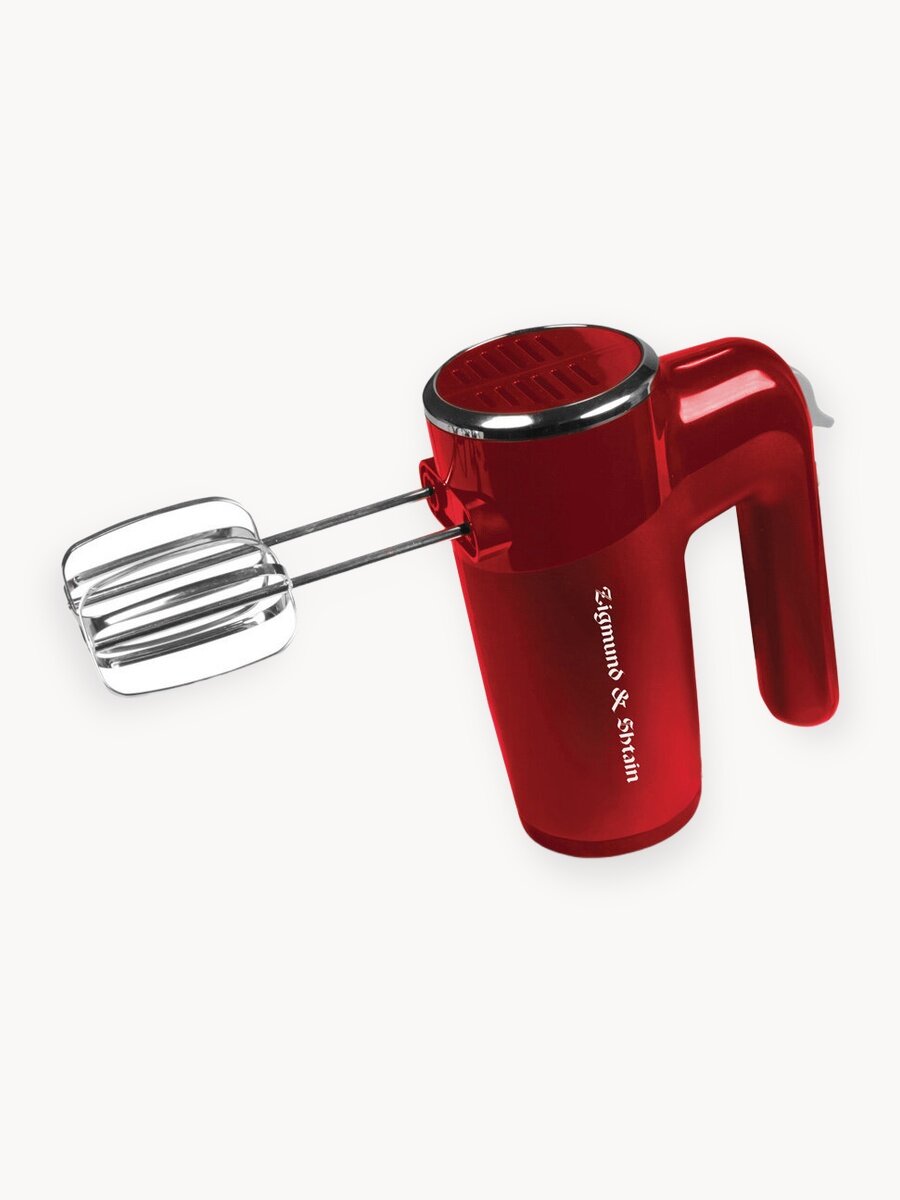 Миксер ручной Zigmund & Shtain ZHM-151, 6 скоростей, 600 Вт, красный