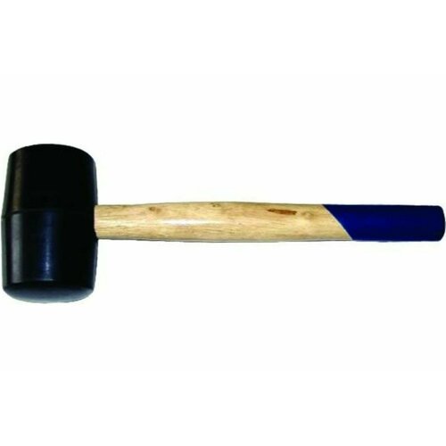 Резиновая киянка 888 с деревянной ручкой, 340 гр 6821550