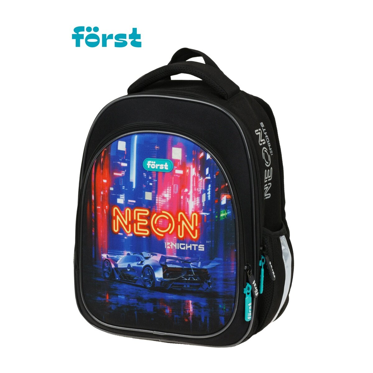 Ранец для мальчика Forst ортопедический, "F-Light", Neon Knights, 37х28х16 см, анатомическая спинка (FT-RY-060603)