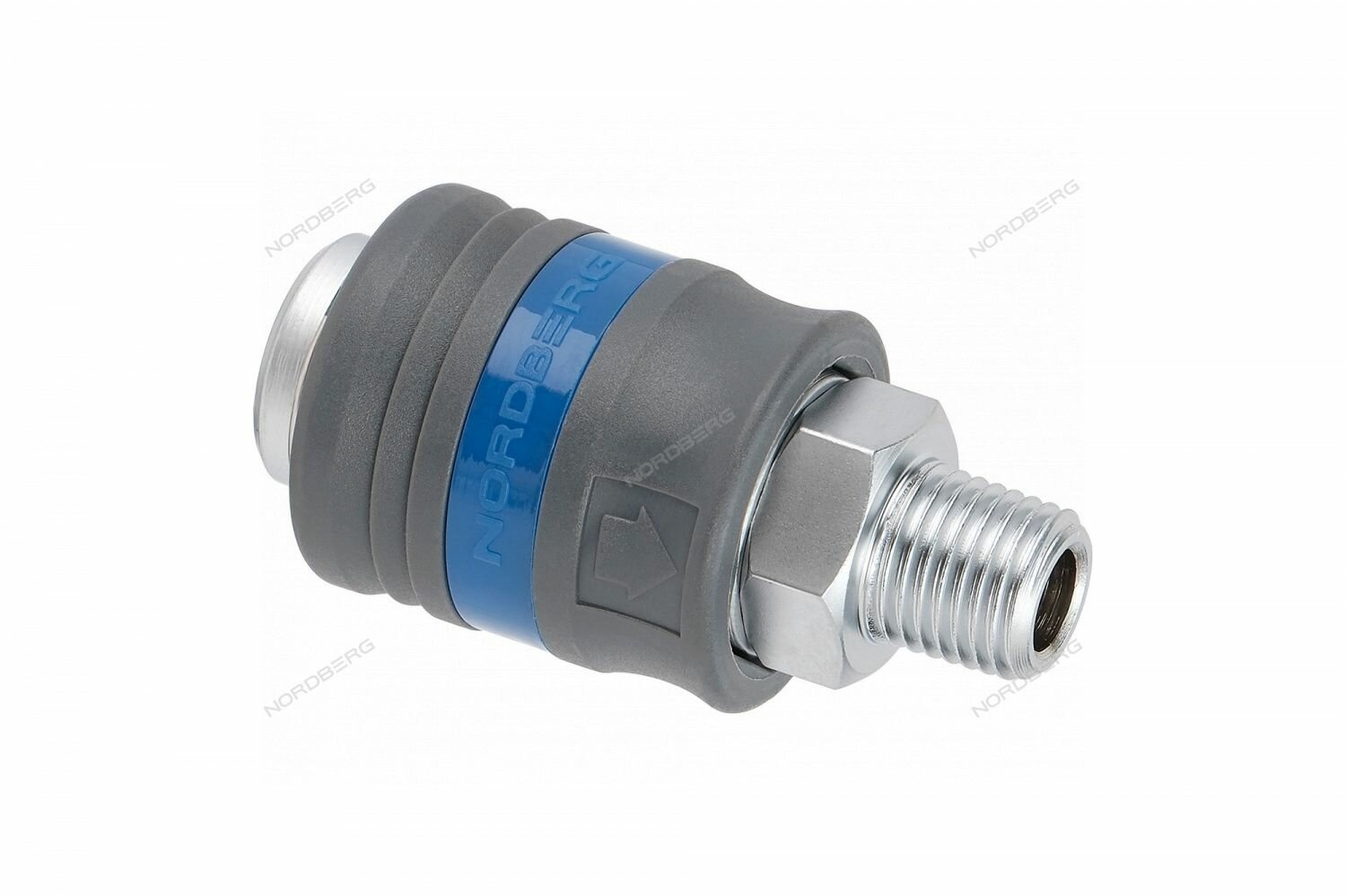 фото Разъем "мама" быстросъемный - резьба M1/4", с пластиковой муфтой NORDBERG