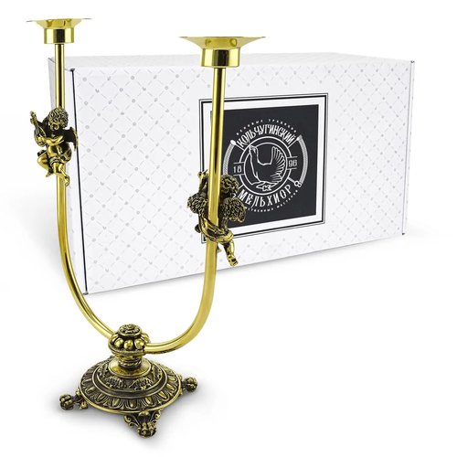 Подсвечник Хитрый амур с чернением 22259₽