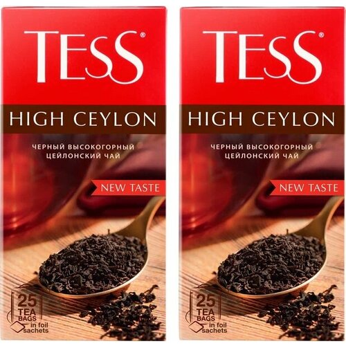 Чай Tess, Хай Цейлон в пакетиках, 25 штук