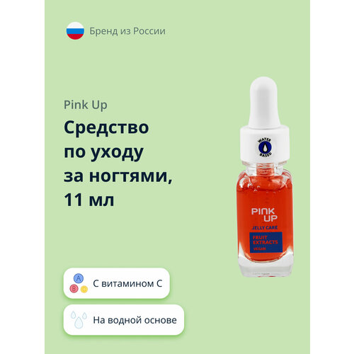 Средство по уходу за ногтями PINK UP JELLY CARE на водной основе с витамином С и экстрактом граната 11 мл средство по уходу за ногтями pink up jelly care на водной основе с витамином с и экстрактом граната 11 мл