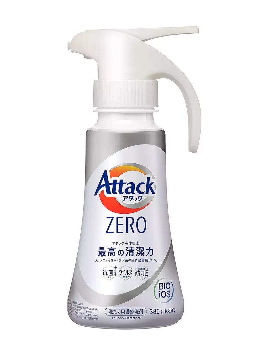Жидкое средство для стирки AttackZERO суперконцентрат 380г