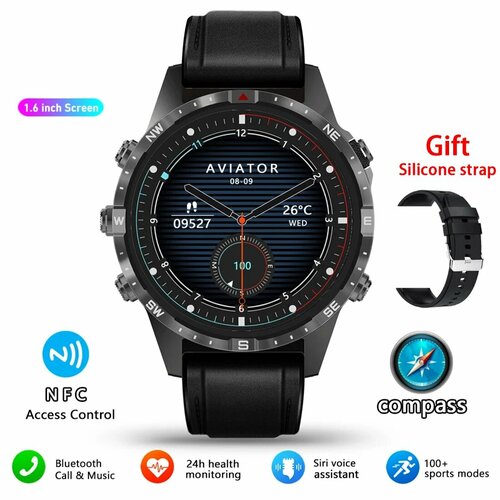 Xiaomi Mijia Smart Watch 2024 мужские black leather 4559₽