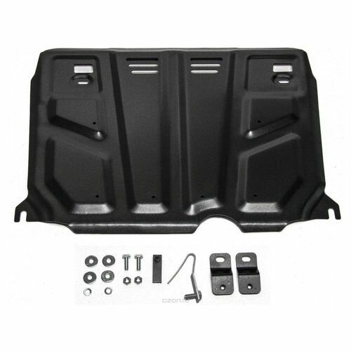 Защита картера и КПП Автоброня Toyota Auris 2007-2013 2013-2015/Toyota Corolla 2007-2013 2013-2016 2016-, сталь 2 мм АвтоБроня 111057991