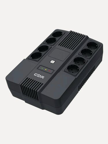 Изображение товара ИБП CBR UPS-OFK-101E-600 (600VA/360W, Schuko CEE 7, 12V/7Ah) черный