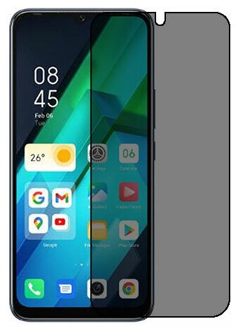 Infinix Hot 20i защитный экран пленка гидрогель конфиденциальность (силикон) Одна штука скрин мобиль