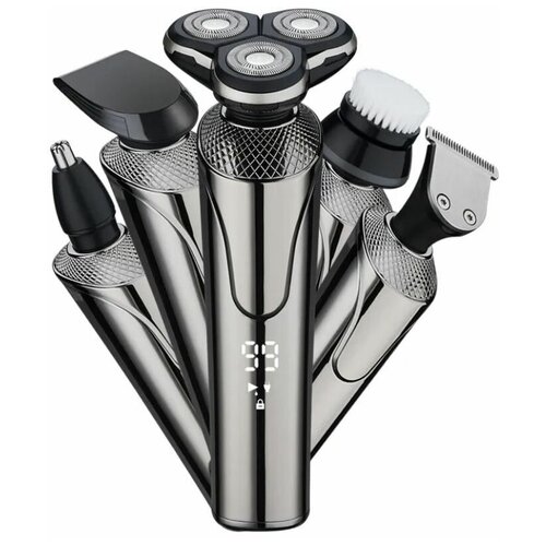 Беспроводная электробритва 4 в 1 Триммер для носа и ушей Машинка для стрижки волос Пилинг-щетка для лица 199800₽
