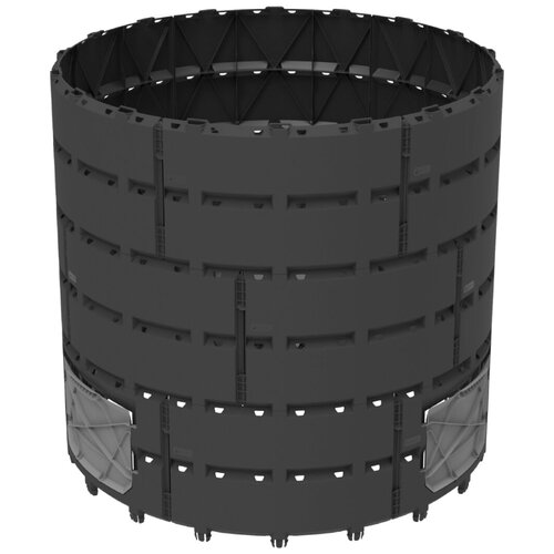 Компостер садовый Колор, круглый, 800 литров + подарок