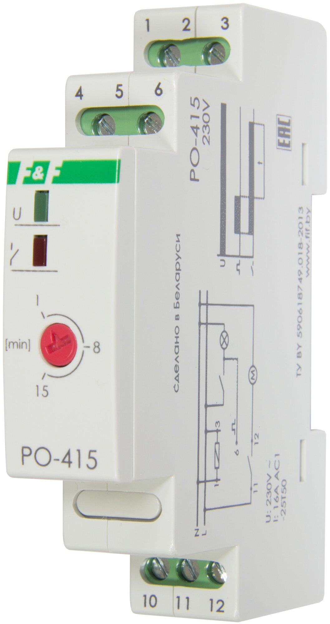 Реле времени F&F PO-415 EA02.001.018 16059901