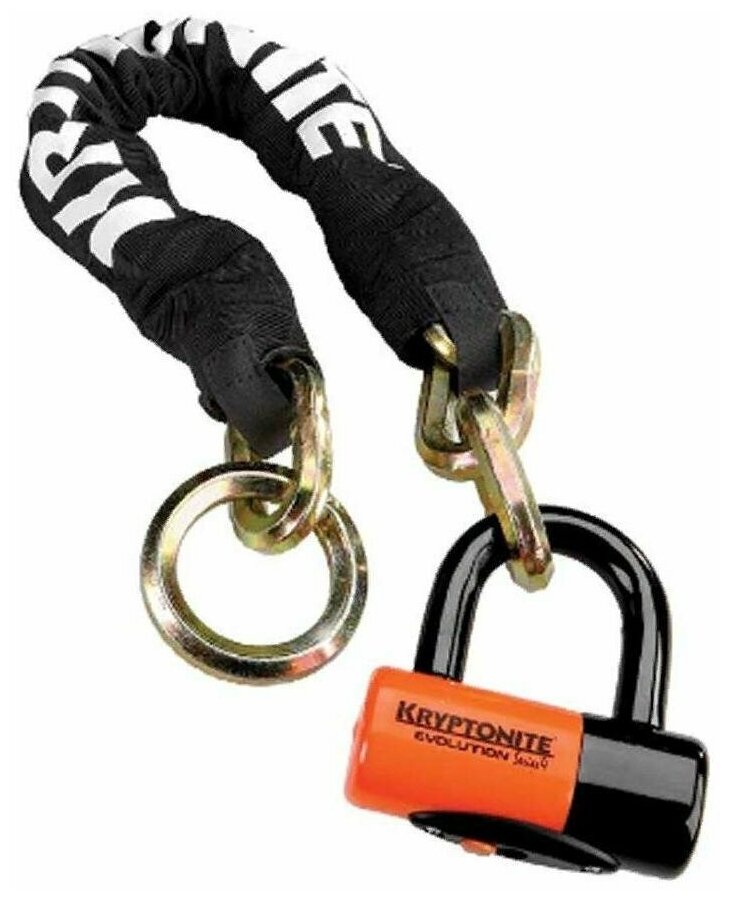 Замок велосипедный Kryptonite New York Noose 1275 (12mm x 75cm) with EVS4 Disc 14mm Shackle