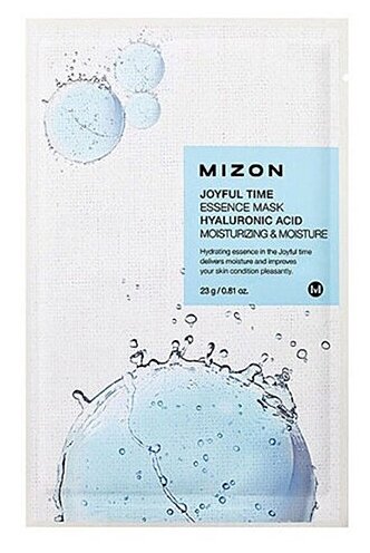 MIZON Joyful Time Essence Mask Hyaluronic Acid Тканевая маска для лица с гиалуроновой кислотой