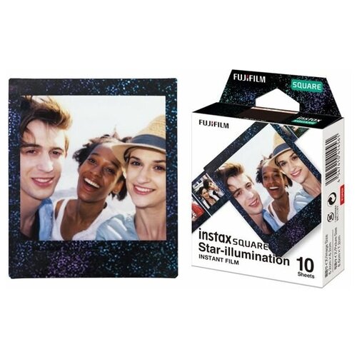 принтер с термопечатью fujifilm instax share sp 3 цветн меньше a6 белый Картридж для Fujifilm Instax Square, Star Illumination