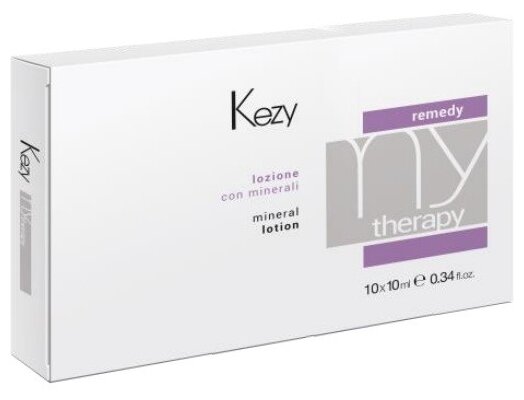 KEZY Mytherapy Лосьон для волос и кожи головы минеральный, 1 г, 10 мл, 10 шт, ампулы