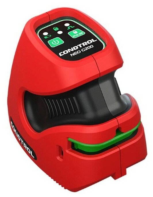 CONDTROL Нивелир лазерный CONDTROL NEO G200 1-2-126, до 50 м, ±0.3 мм/м, резьба 1/4" и 5/8", зеленый 481913