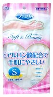 Перчатки ST Family хозяйственные Soft & Beauty винил, размер M, цвет белый