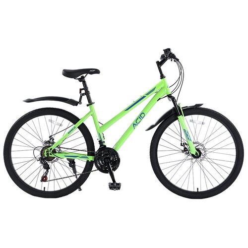 Велосипед горный 26"ACID Q 250 D 21 скорость 2023 года рама 16" Bright Green/Blue