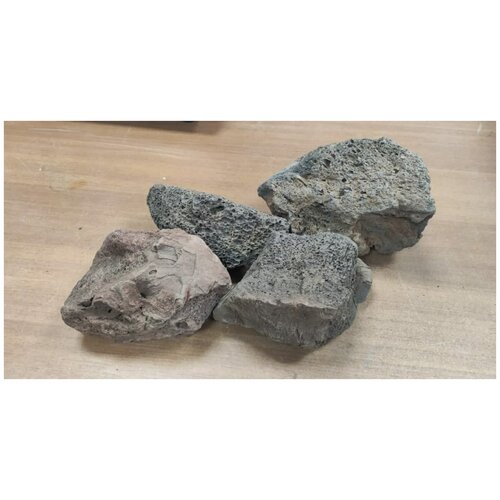 Лава для аквариума, вулканическая 10-25мм аквариумный грунт.