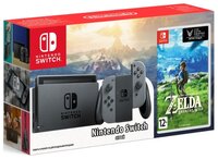 Игровая приставка Nintendo Switch серый + The Legend of Zelda: Breath of the Wild