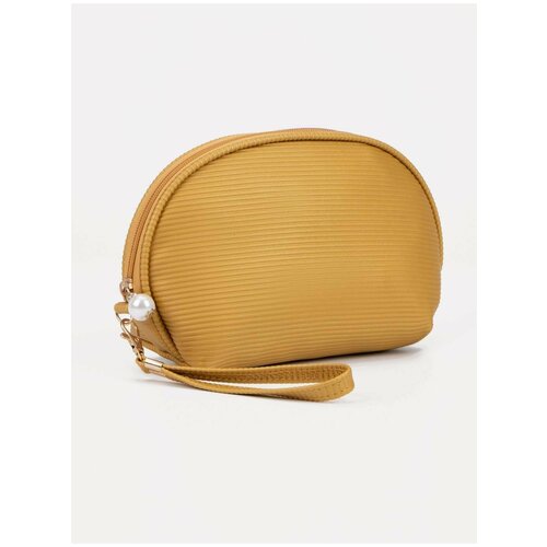 фото Косметичка на молнии, цвет горчичный нет бренда