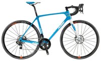 Шоссейный велосипед KTM Revelator Sky DMP eTap (2018) marseille blue/white/orange 23