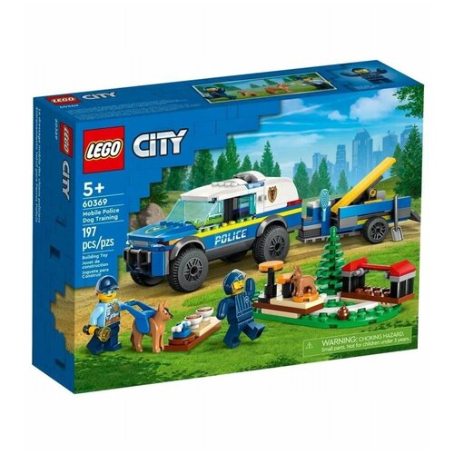 Конструктор LEGO City 60369 Дрессировка собак мобильной полиции