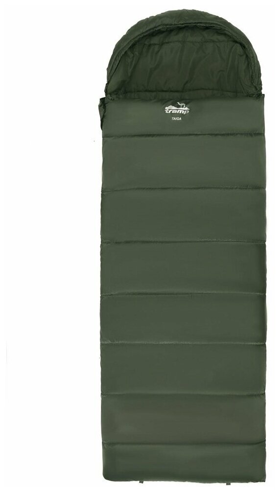 Спальный мешок Tramp Taiga 200 XL -5°С увеличенный размер / Левый