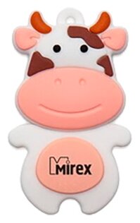 Флеш накопитель 16GB Mirex Cow, USB 2.0, Персиковый