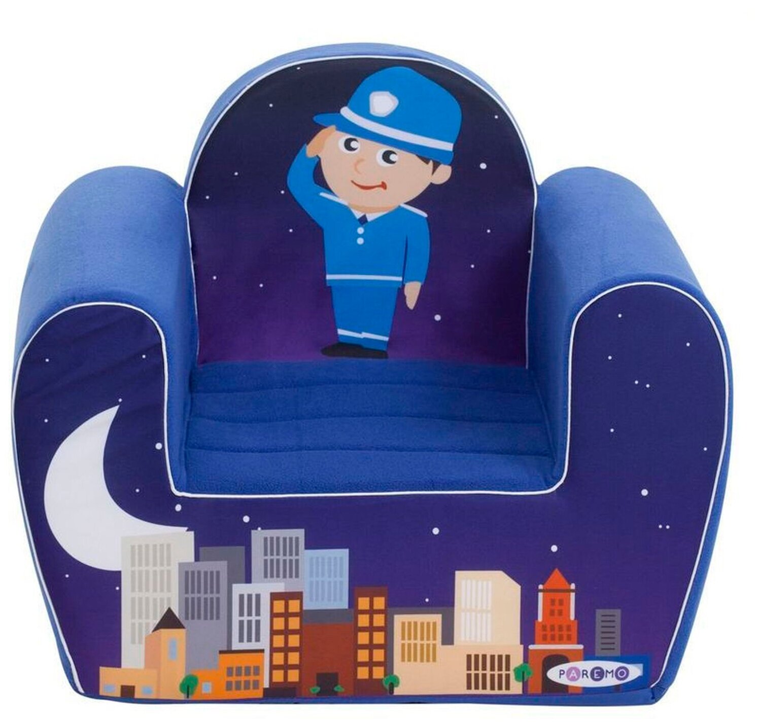 Кресло игровое Paremo Экшен Мореплаватель, цвет: голубой - фото №4