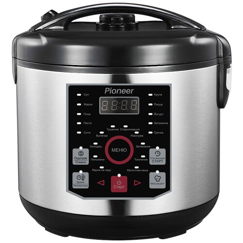 Мультиварка PIONEER MC201 черныйсеребристый 488900₽