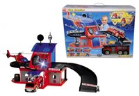 Dickie Toys Пожарная станция 3603801 красный/синий/черный