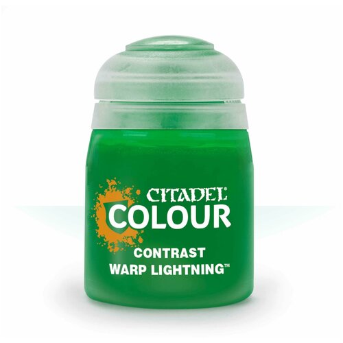 Краска акриловая Citadel Contrast: Warp Lightning (18Ml) краска акриловая citadel contrast basilicanum grey 18ml