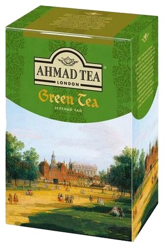 Чай "Ahmad Tea", Зеленый чай, картон.коробка, 200г - фотография № 8