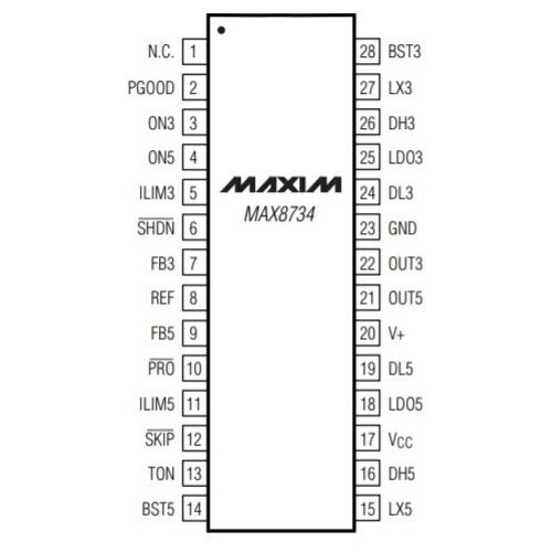 Микросхема MAX8734