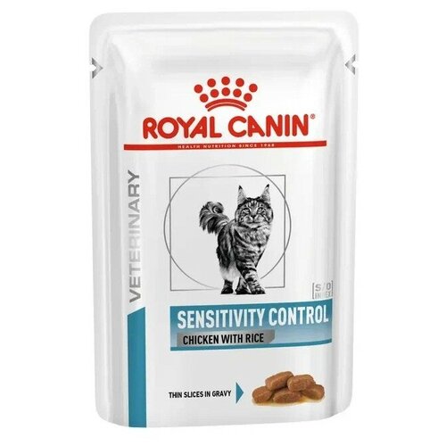 Пауч Royal Canin Sensitivity Control Feline для кошек с курицей рисом 12X0,085 кг