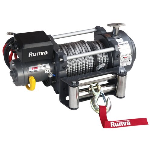 Лебедка Runva EWN 15000 U, 6810 кг, 12V, стальной трос