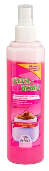 Мгновенный восстановитель структуры волос несмываемый д/окраш. и поврежд.волос Кера-нова 275мл (206) Флоресан ООО - фото №1