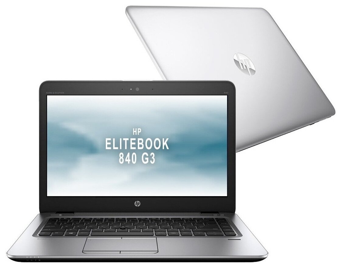 Ноутбук HP EliteBook 840 G3, Core i5-6200U 2,3-2,8ГГц, Память 16ГБ, Диск 256 Гб SSD, Экран 14" (1920*1080)