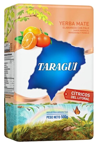 Чай травяной Taragui Yerba mate Citrocos del litoral 500 гр - фотография № 2