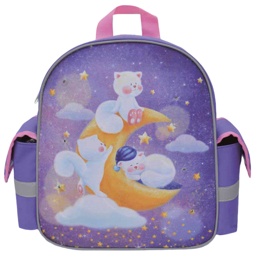 фото Феникс+ рюкзак детский кошечки в облаках (46350), фиолетовый