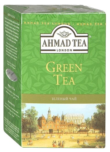 Чай "Ahmad Tea", Зеленый чай, картон.коробка, 200г - фотография № 9