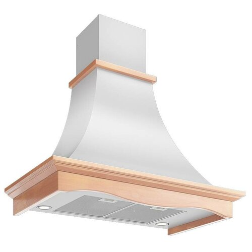 Вытяжка каминная купольная ELIKOR рококо 90П-700-П3Д белый муардуб неокр 2244000₽