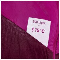 Спальный мешок Quechua Forclaz Trek 500 15° L damson/aubergine/steel grey