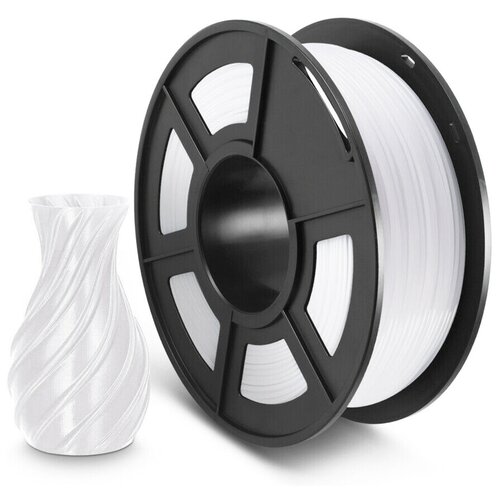 ABS пластик для 3D принтера Solidfilament 1кг 1,75мм белый, для 3Д-печати