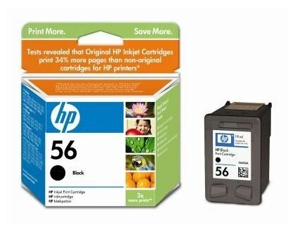 Картридж HP C6656AE, 520, черный