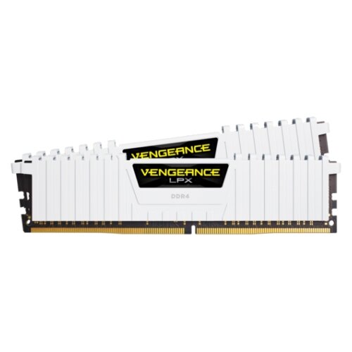 Оперативная память CORSAIR DDR4 16Gb (2x8Gb) 3200MHz pc-25600 Vengeance LPX white CMK16GX4M2B3200C16W