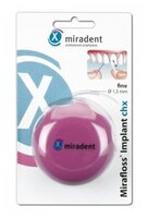 Miradent зубная нить Mirafloss Implant chx Fine 1.5 мм 50 шт