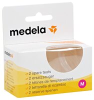 Соска Medela Силиконовая M 3м+ 2шт. бесцветный